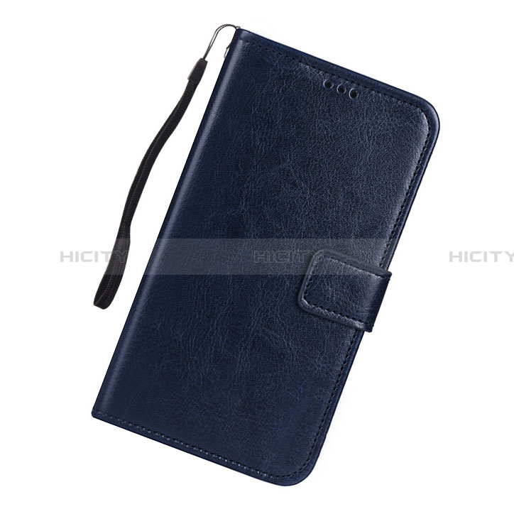 Handytasche Stand Schutzhülle Flip Leder Hülle L01 für Samsung Galaxy A91 Blau