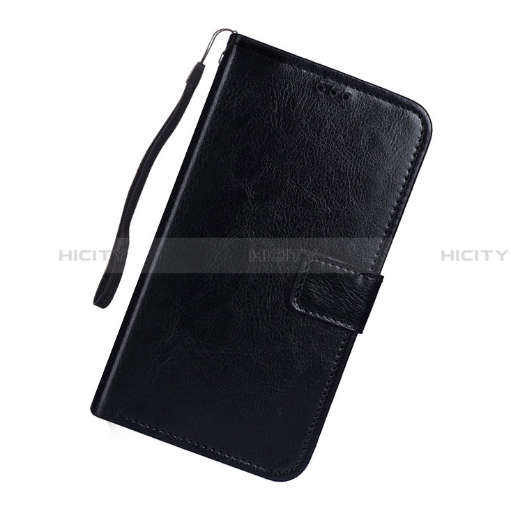 Handytasche Stand Schutzhülle Flip Leder Hülle L01 für Samsung Galaxy A91 Schwarz Plus
