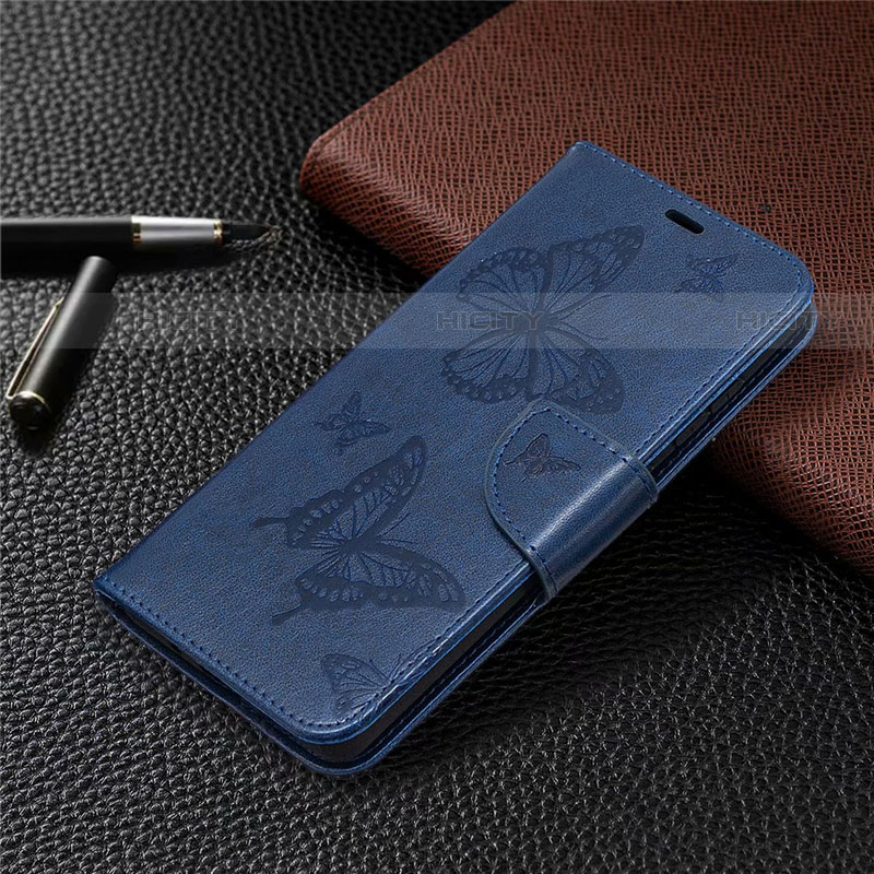 Handytasche Stand Schutzhülle Flip Leder Hülle L01 für Samsung Galaxy S20 FE 5G Blau