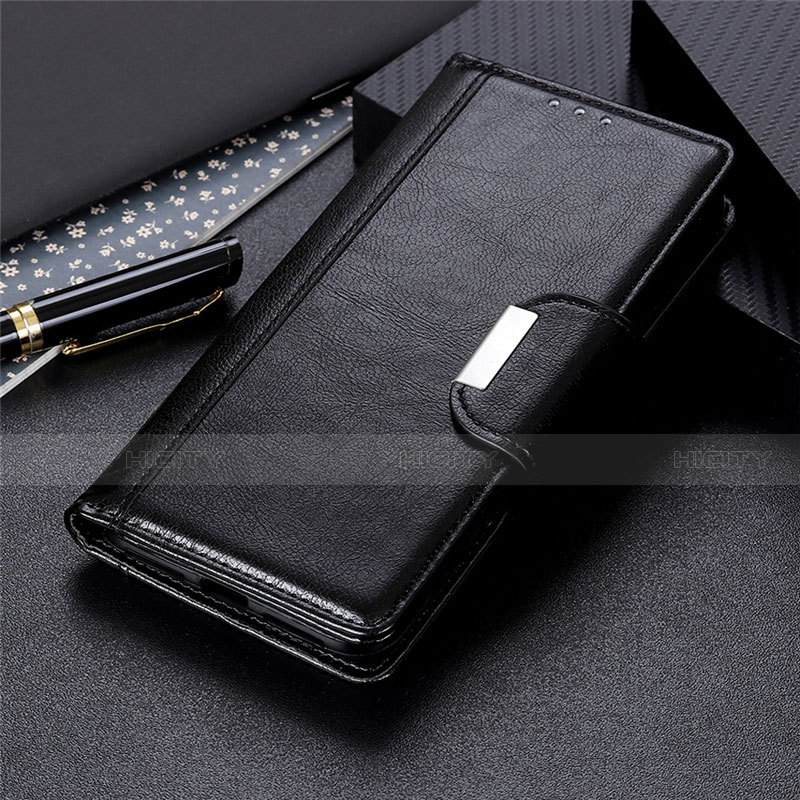 Handytasche Stand Schutzhülle Flip Leder Hülle L01 für Samsung Galaxy S21 5G Schwarz