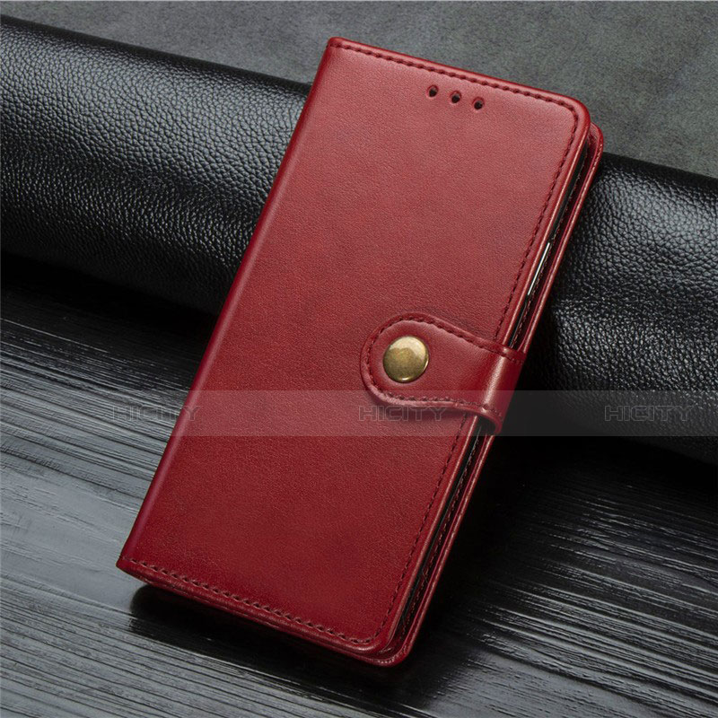 Handytasche Stand Schutzhülle Flip Leder Hülle L01 für Xiaomi Mi Note 10 Lite Rot