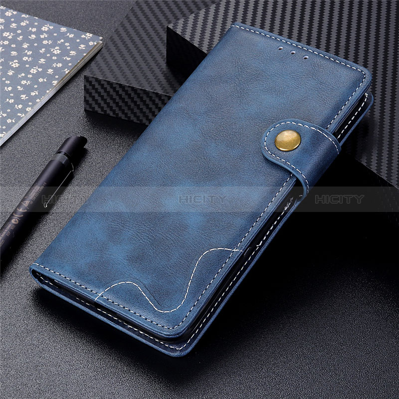 Handytasche Stand Schutzhülle Flip Leder Hülle L01 für Xiaomi POCO C3 Blau