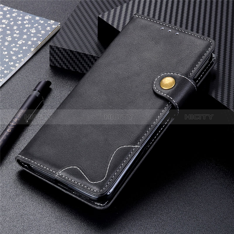 Handytasche Stand Schutzhülle Flip Leder Hülle L01 für Xiaomi POCO C3 Schwarz