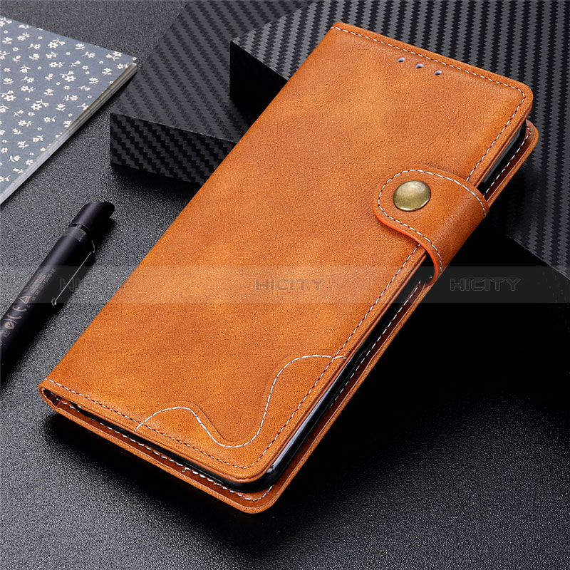 Handytasche Stand Schutzhülle Flip Leder Hülle L01 für Xiaomi POCO C31 Braun