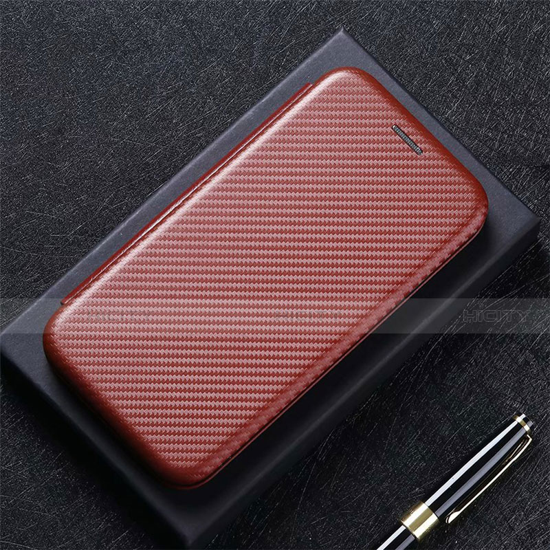 Handytasche Stand Schutzhülle Flip Leder Hülle L01 für Xiaomi Poco M3 Braun