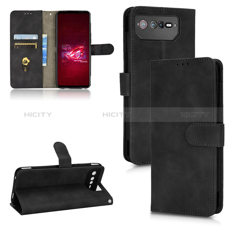 Handytasche Stand Schutzhülle Flip Leder Hülle L01Z für Asus ROG Phone 6 groß