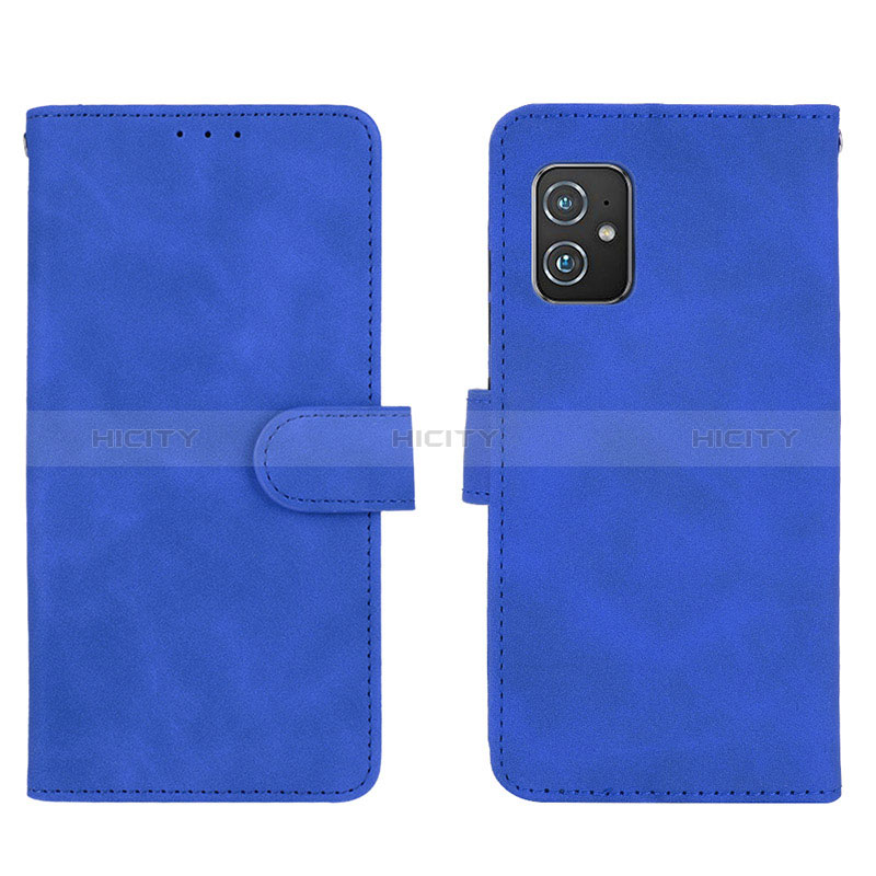 Handytasche Stand Schutzhülle Flip Leder Hülle L01Z für Asus ZenFone 8 Mini Blau Plus