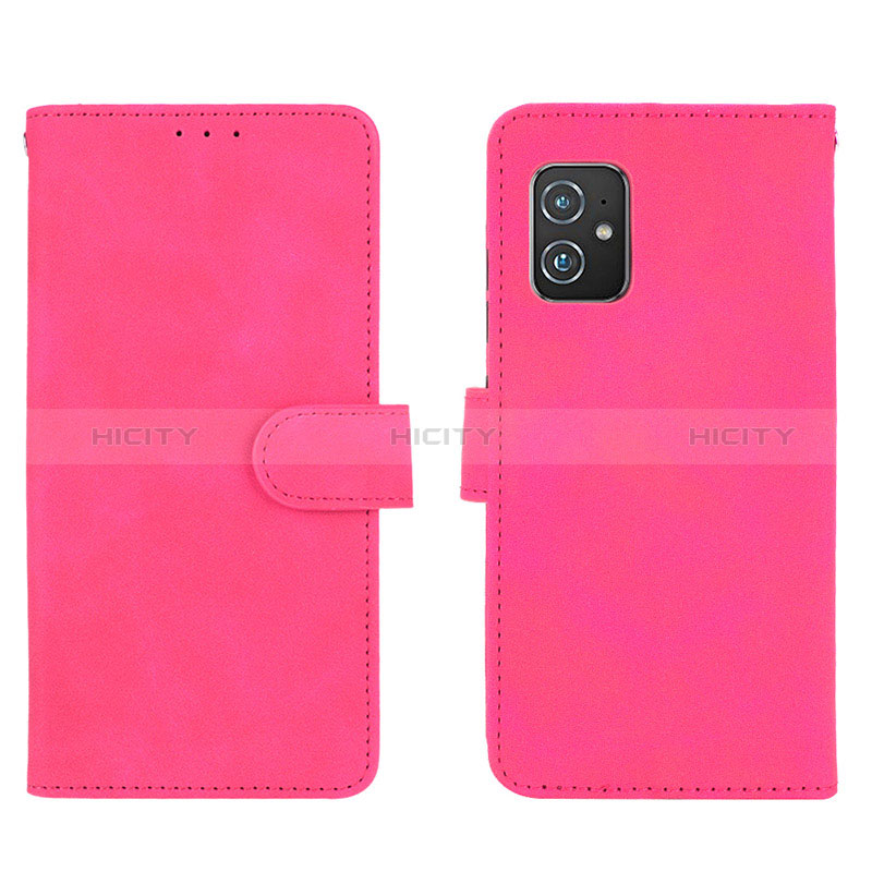 Handytasche Stand Schutzhülle Flip Leder Hülle L01Z für Asus ZenFone 8 Mini Pink Plus