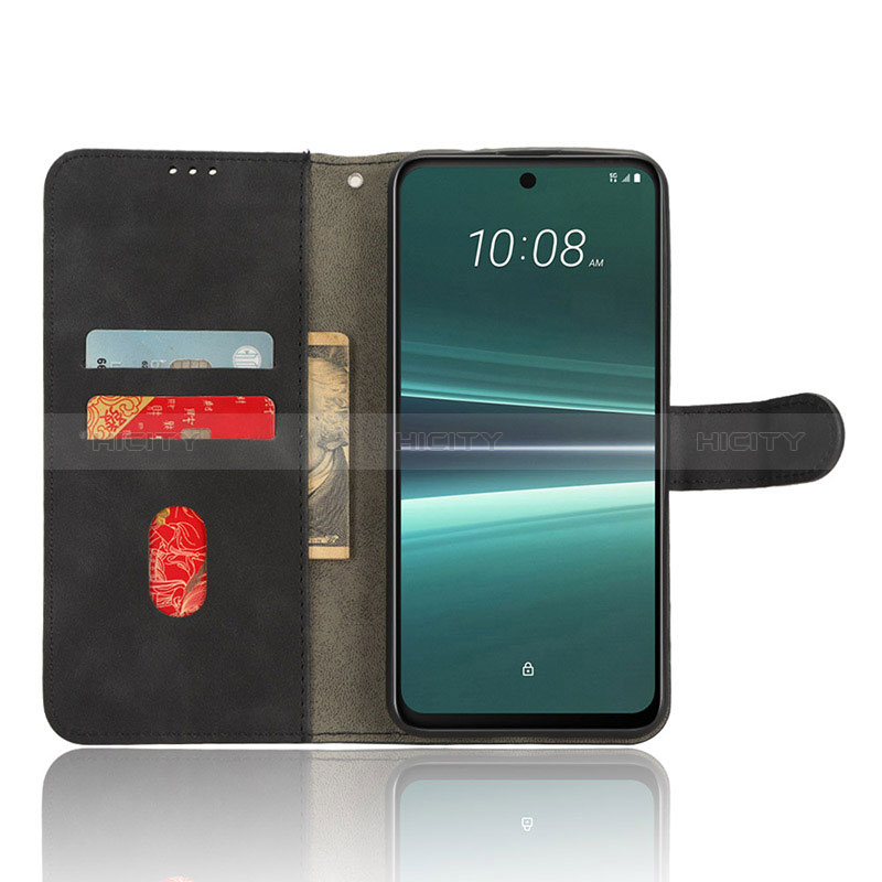 Handytasche Stand Schutzhülle Flip Leder Hülle L01Z für HTC U23 5G groß