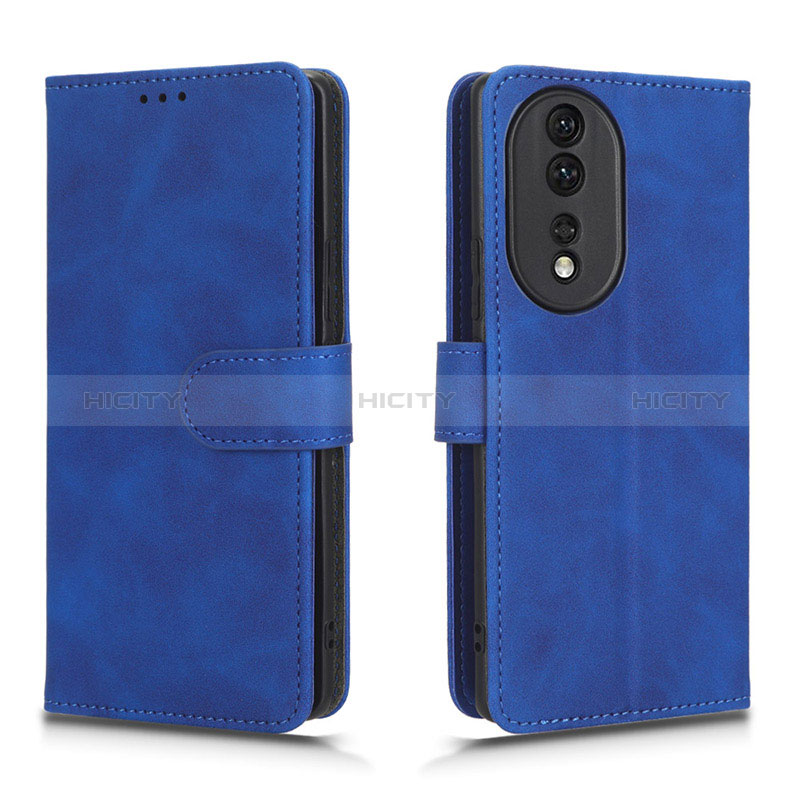 Handytasche Stand Schutzhülle Flip Leder Hülle L01Z für Huawei Honor 80 5G Blau