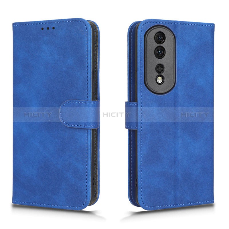 Handytasche Stand Schutzhülle Flip Leder Hülle L01Z für Huawei Honor 80 Pro 5G Blau Plus