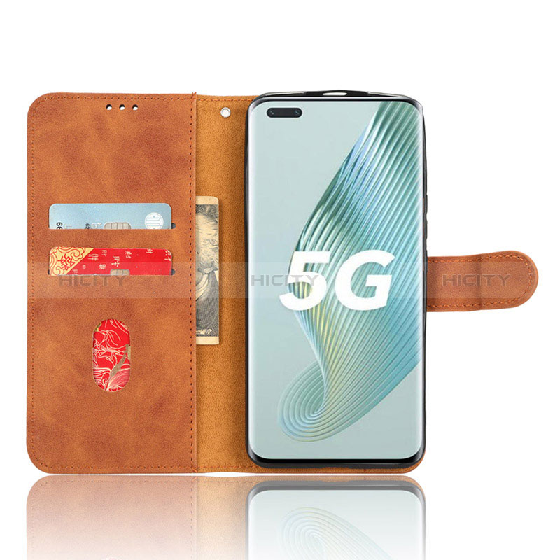 Handytasche Stand Schutzhülle Flip Leder Hülle L01Z für Huawei Honor Magic5 Pro 5G groß