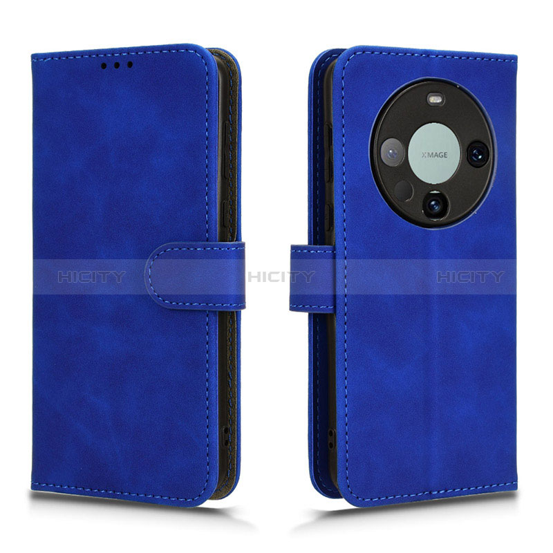 Handytasche Stand Schutzhülle Flip Leder Hülle L01Z für Huawei Mate 60 Pro+ Plus Blau