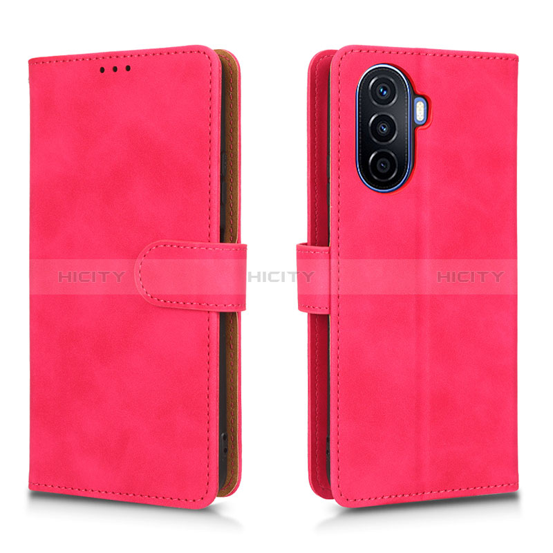 Handytasche Stand Schutzhülle Flip Leder Hülle L01Z für Huawei Nova Y71 Pink