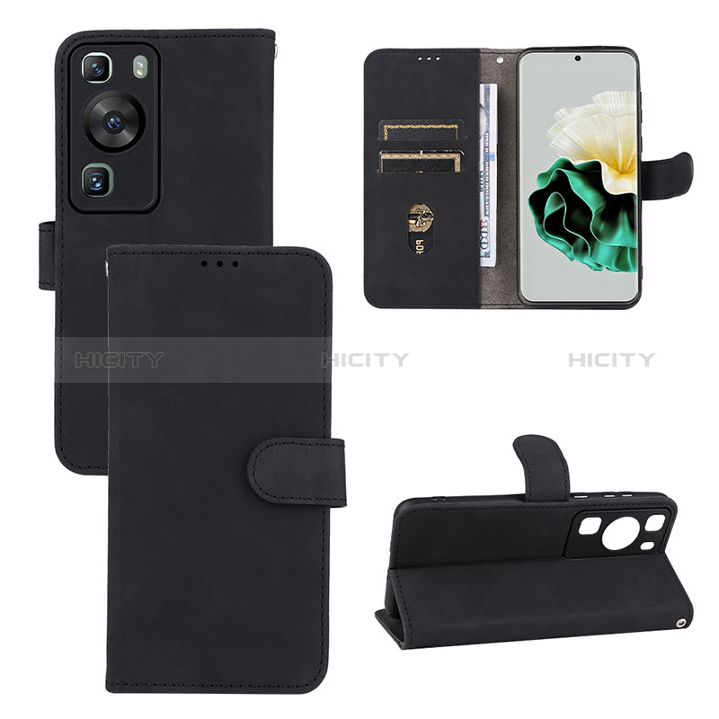 Handytasche Stand Schutzhülle Flip Leder Hülle L01Z für Huawei P60 Pro groß