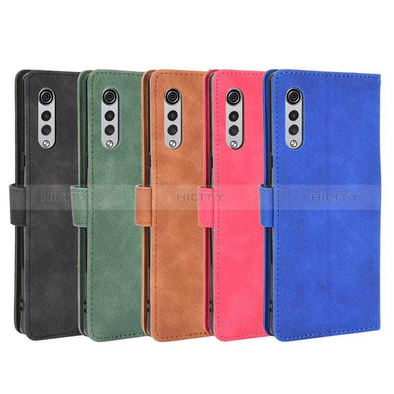 Handytasche Stand Schutzhülle Flip Leder Hülle L01Z für LG Velvet 4G groß