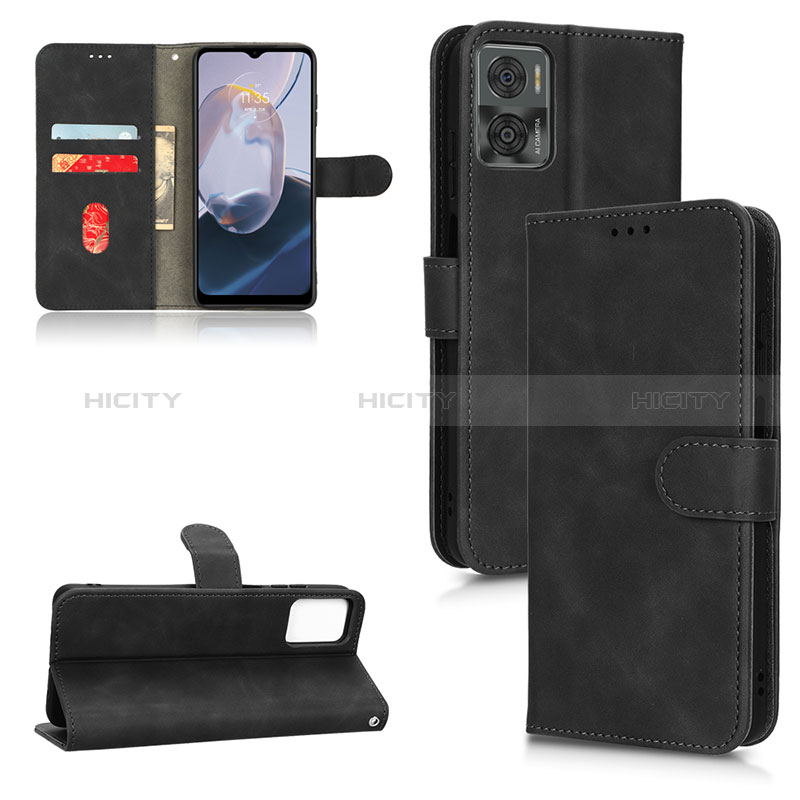 Handytasche Stand Schutzhülle Flip Leder Hülle L01Z für Motorola Moto E22