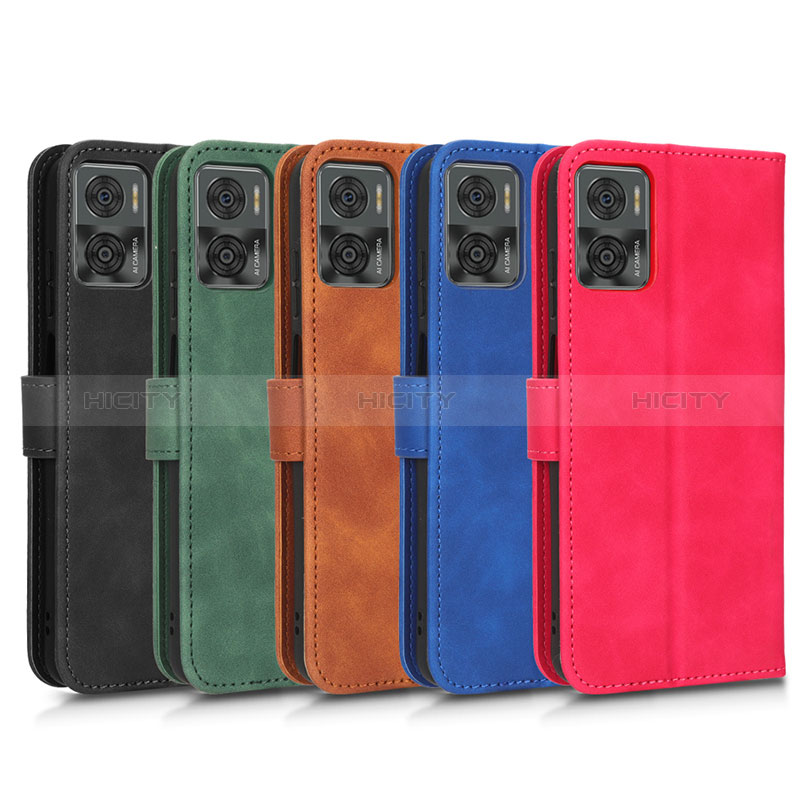 Handytasche Stand Schutzhülle Flip Leder Hülle L01Z für Motorola Moto E22i