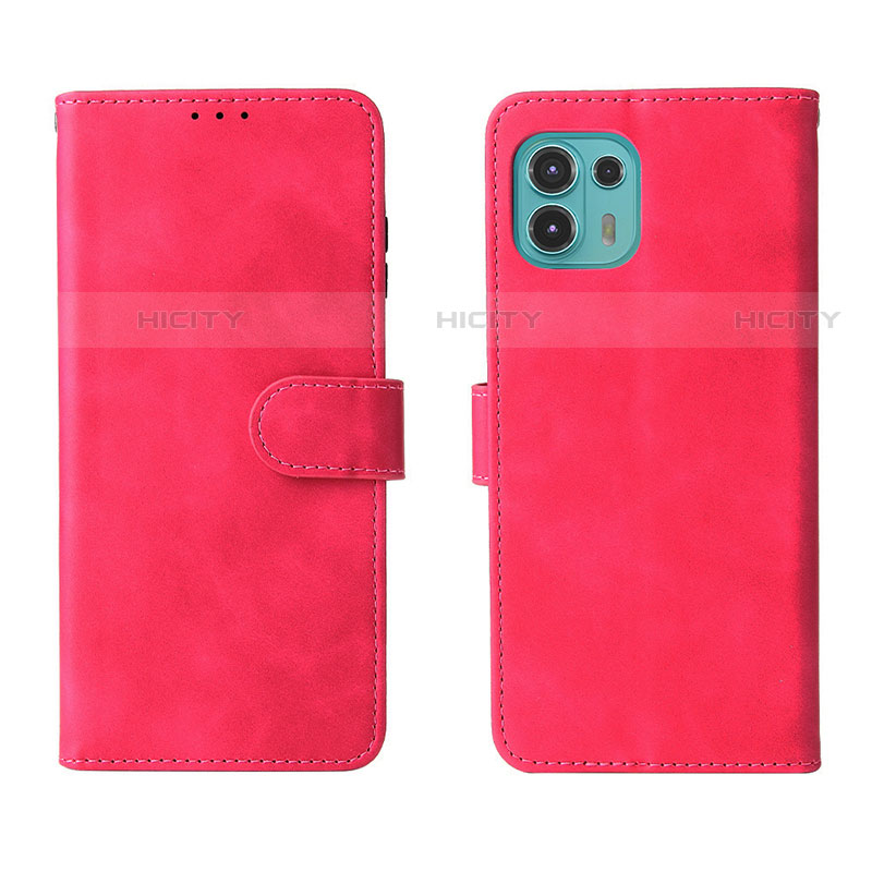 Handytasche Stand Schutzhülle Flip Leder Hülle L01Z für Motorola Moto Edge 20 Lite 5G Pink