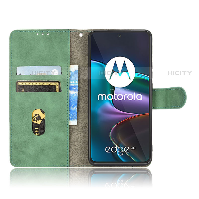 Handytasche Stand Schutzhülle Flip Leder Hülle L01Z für Motorola Moto Edge 30 5G