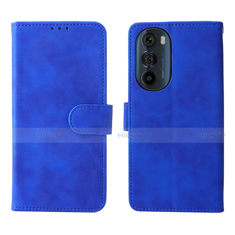 Handytasche Stand Schutzhülle Flip Leder Hülle L01Z für Motorola Moto Edge 30 Pro 5G groß