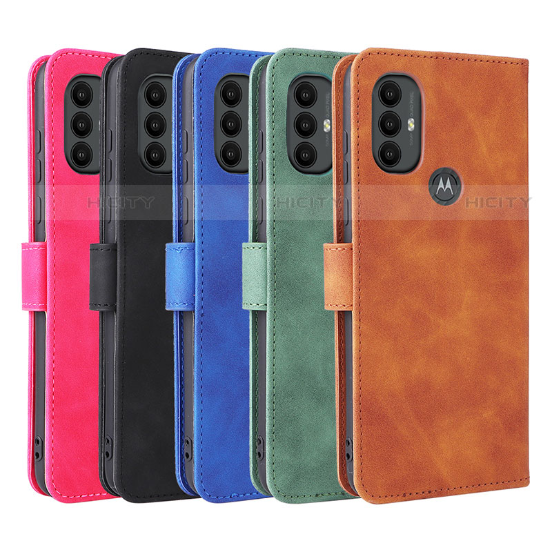 Handytasche Stand Schutzhülle Flip Leder Hülle L01Z für Motorola Moto G Play (2023)