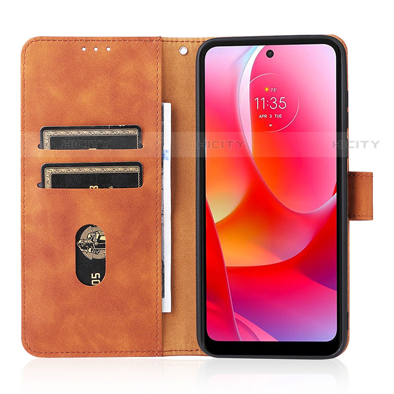 Handytasche Stand Schutzhülle Flip Leder Hülle L01Z für Motorola Moto G Play (2023)