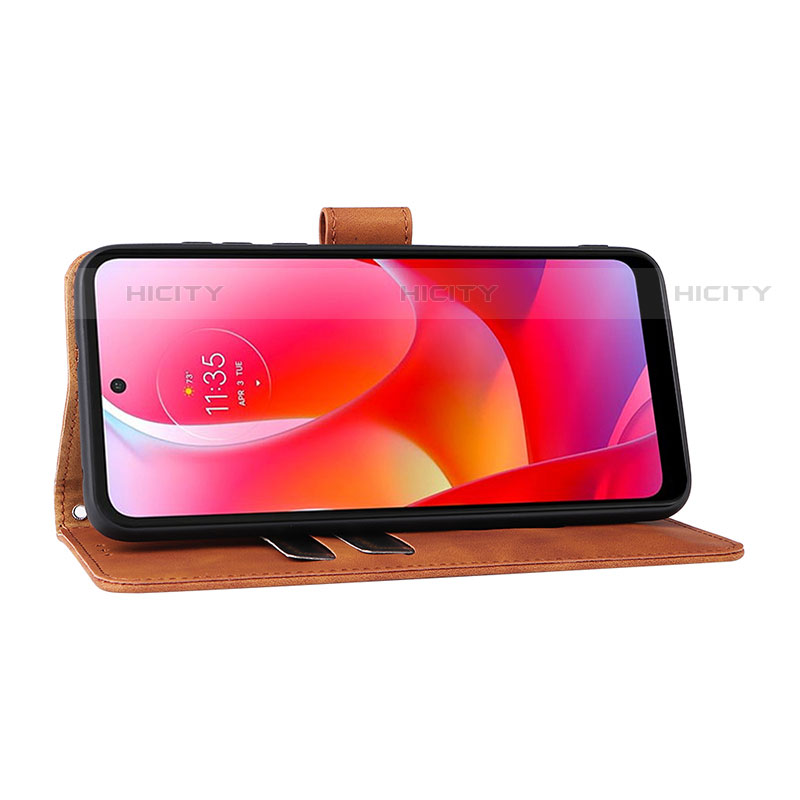 Handytasche Stand Schutzhülle Flip Leder Hülle L01Z für Motorola Moto G Play (2023)