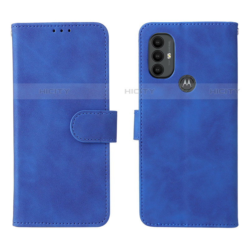 Handytasche Stand Schutzhülle Flip Leder Hülle L01Z für Motorola Moto G Play Gen 2 Blau