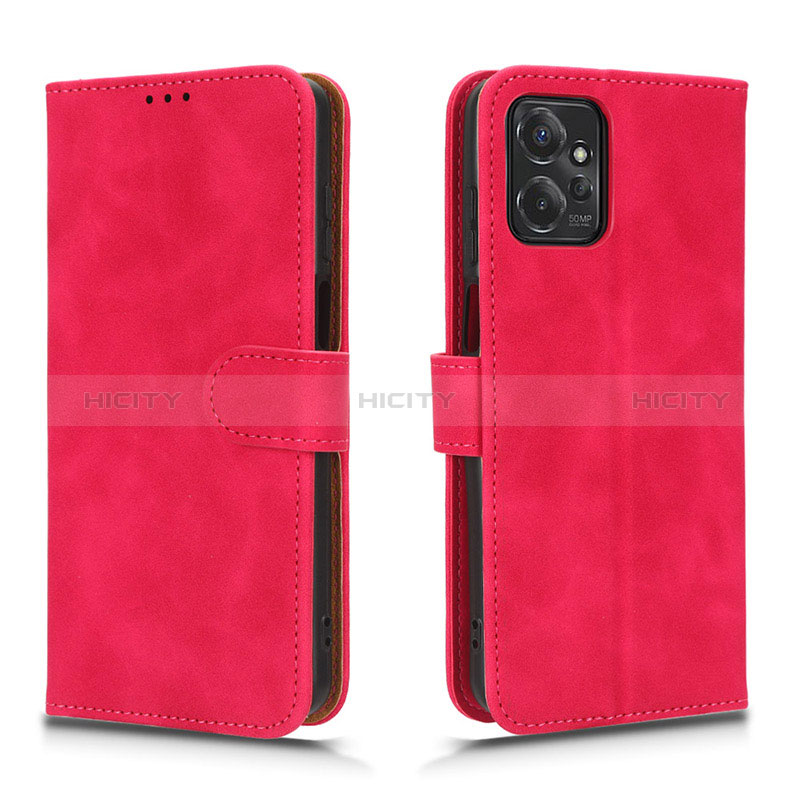 Handytasche Stand Schutzhülle Flip Leder Hülle L01Z für Motorola Moto G Power 5G (2023) Pink