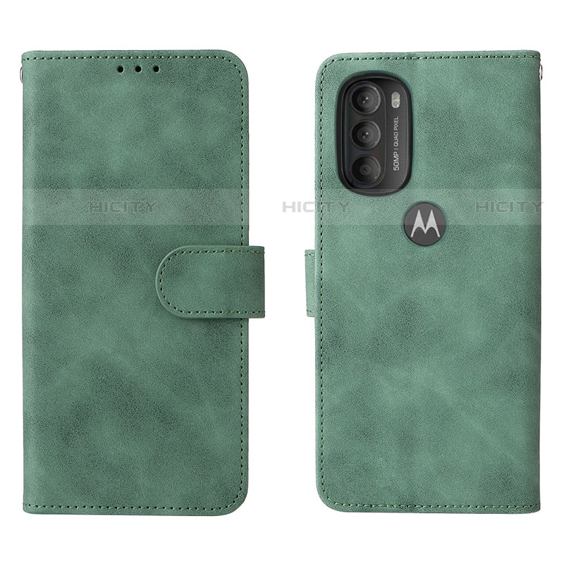 Handytasche Stand Schutzhülle Flip Leder Hülle L01Z für Motorola Moto G71 5G