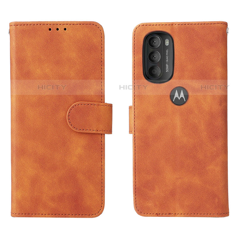 Handytasche Stand Schutzhülle Flip Leder Hülle L01Z für Motorola Moto G71 5G