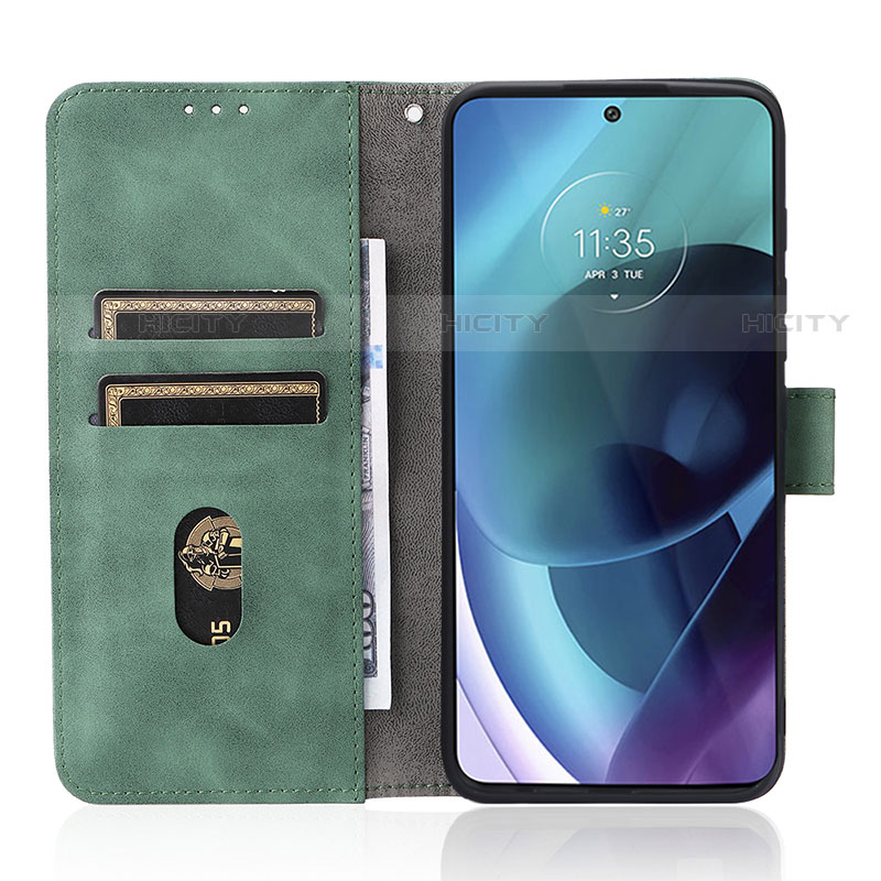 Handytasche Stand Schutzhülle Flip Leder Hülle L01Z für Motorola Moto G71 5G