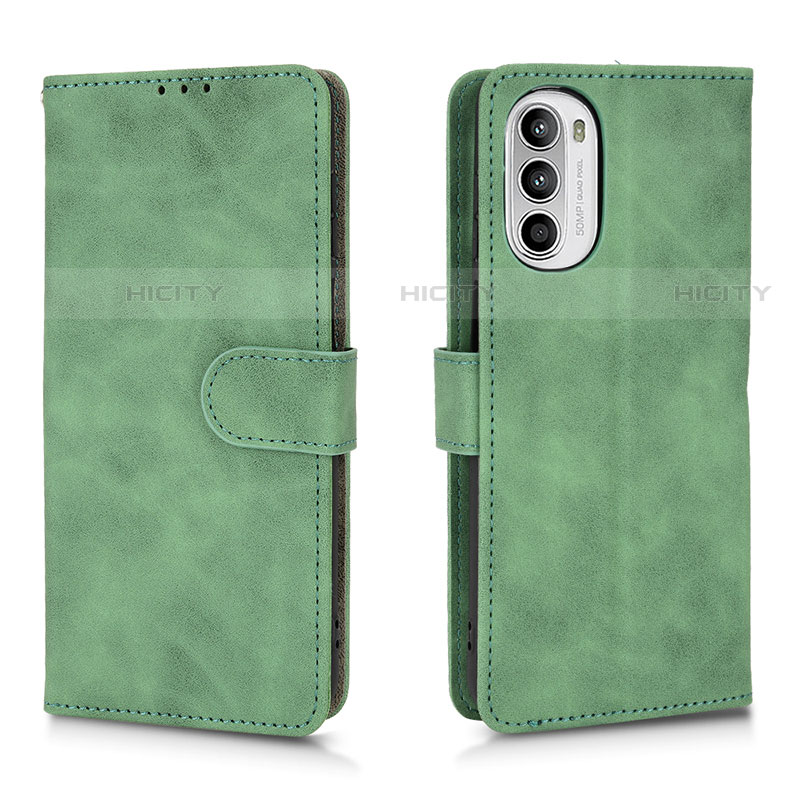 Handytasche Stand Schutzhülle Flip Leder Hülle L01Z für Motorola Moto G71s 5G