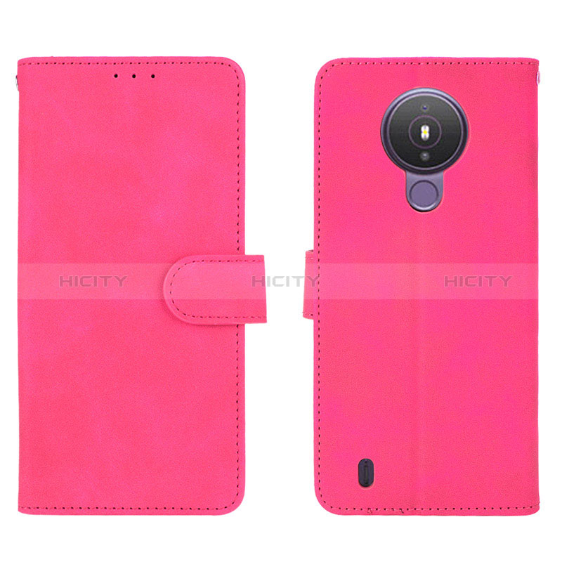 Handytasche Stand Schutzhülle Flip Leder Hülle L01Z für Nokia 1.4 Pink