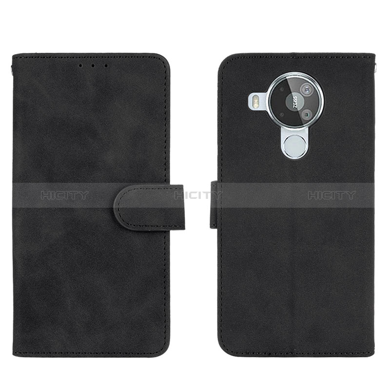 Handytasche Stand Schutzhülle Flip Leder Hülle L01Z für Nokia 7.3 Schwarz