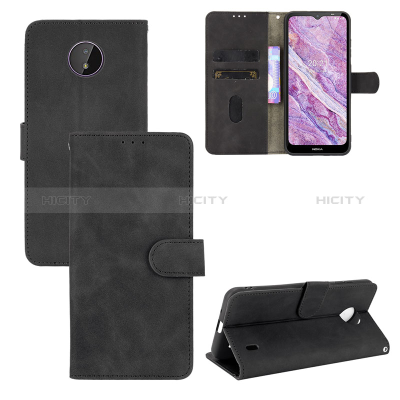 Handytasche Stand Schutzhülle Flip Leder Hülle L01Z für Nokia C10