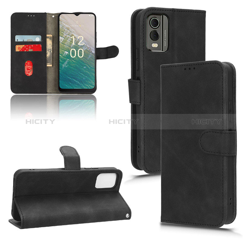 Handytasche Stand Schutzhülle Flip Leder Hülle L01Z für Nokia C32 groß