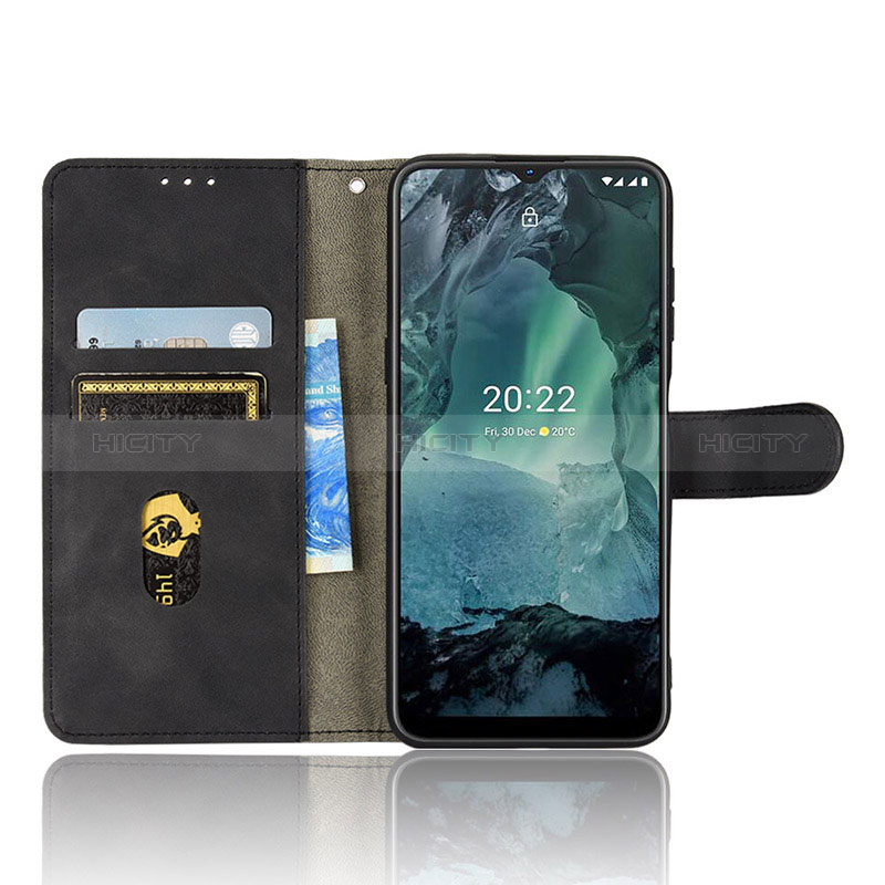 Handytasche Stand Schutzhülle Flip Leder Hülle L01Z für Nokia G11 groß