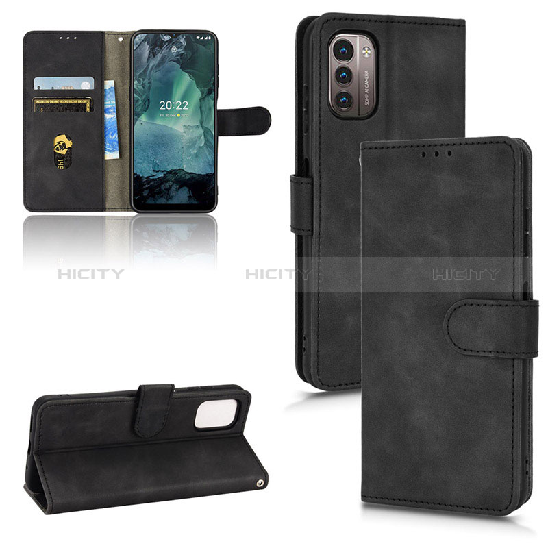 Handytasche Stand Schutzhülle Flip Leder Hülle L01Z für Nokia G11 groß