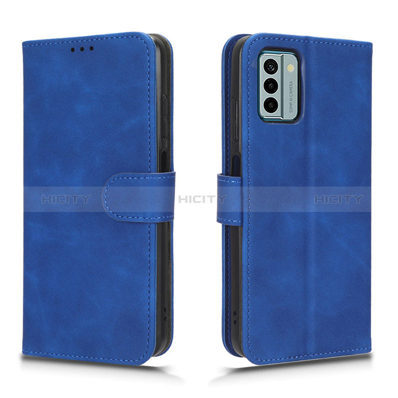 Handytasche Stand Schutzhülle Flip Leder Hülle L01Z für Nokia G22 Blau Plus