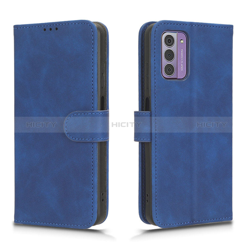 Handytasche Stand Schutzhülle Flip Leder Hülle L01Z für Nokia G310 5G Blau Plus