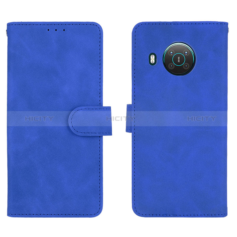 Handytasche Stand Schutzhülle Flip Leder Hülle L01Z für Nokia X20 Blau