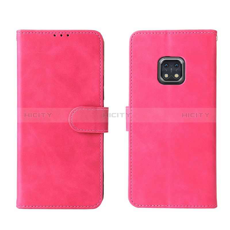 Handytasche Stand Schutzhülle Flip Leder Hülle L01Z für Nokia XR20 Pink Plus