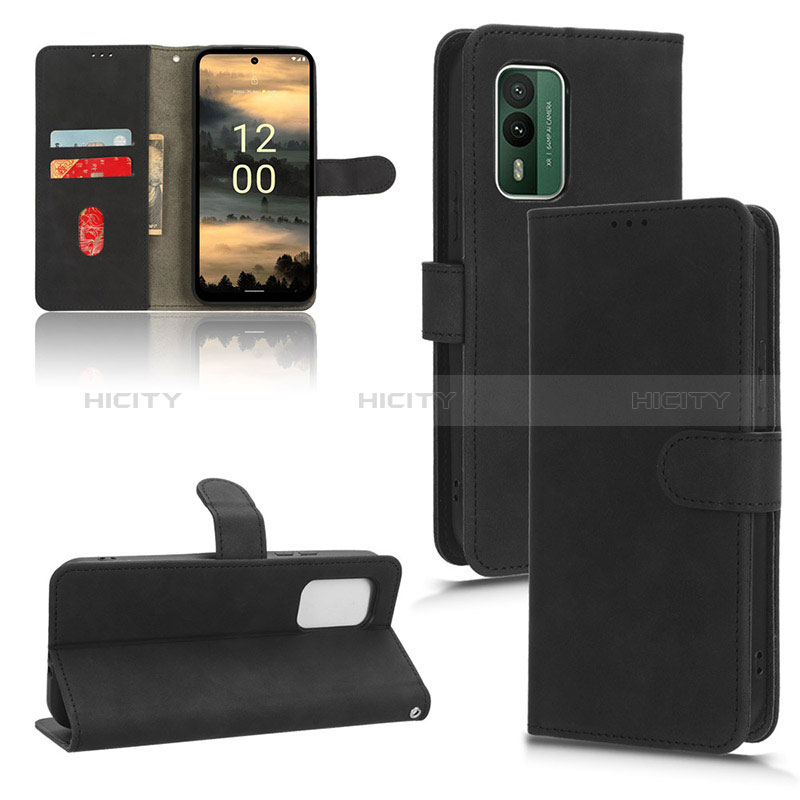 Handytasche Stand Schutzhülle Flip Leder Hülle L01Z für Nokia XR21 groß