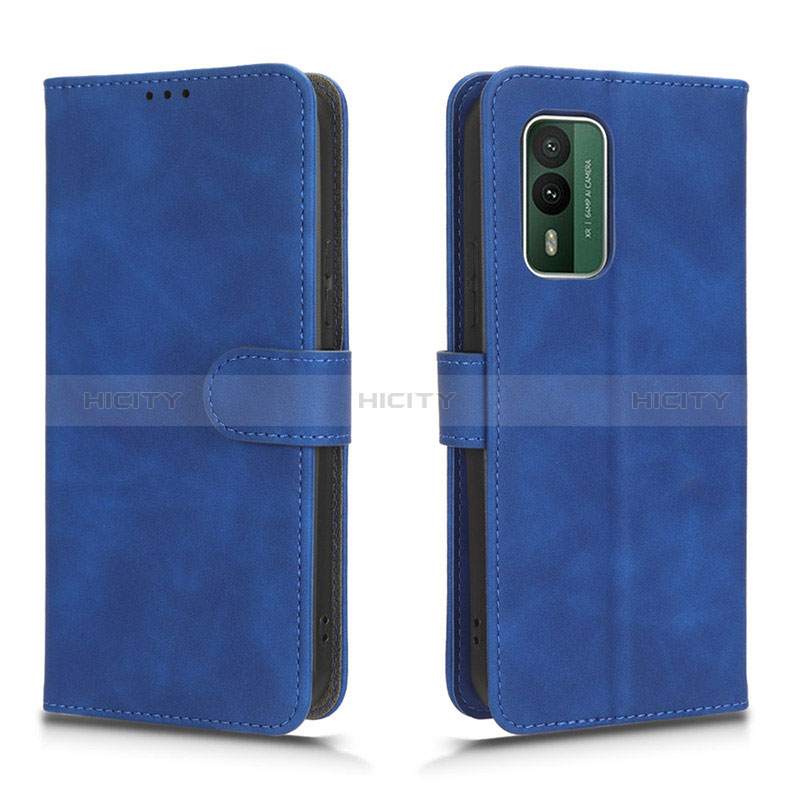 Handytasche Stand Schutzhülle Flip Leder Hülle L01Z für Nokia XR21 Blau Plus