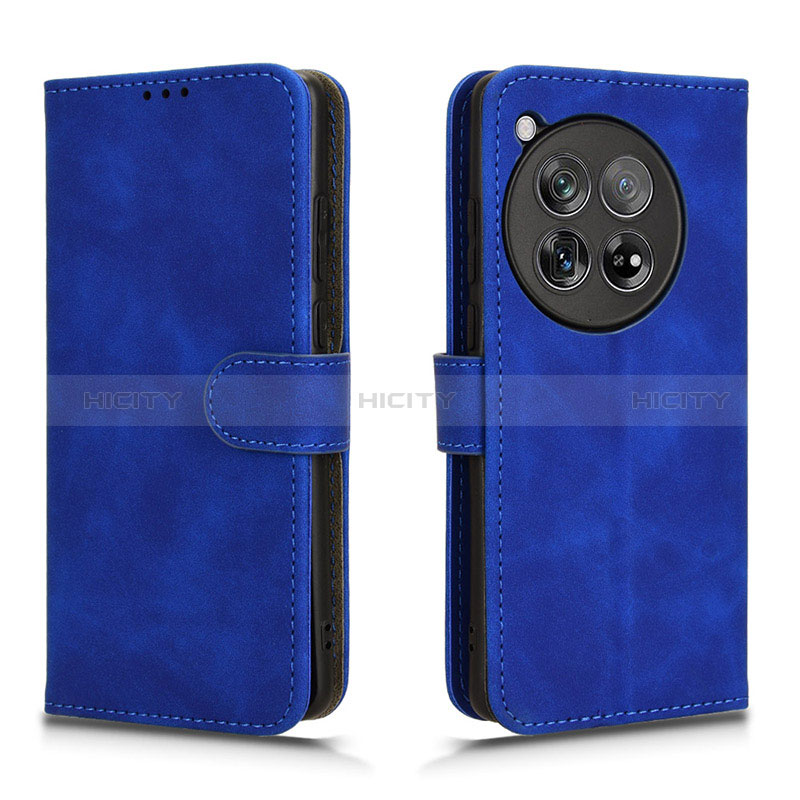 Handytasche Stand Schutzhülle Flip Leder Hülle L01Z für OnePlus 12 5G Blau