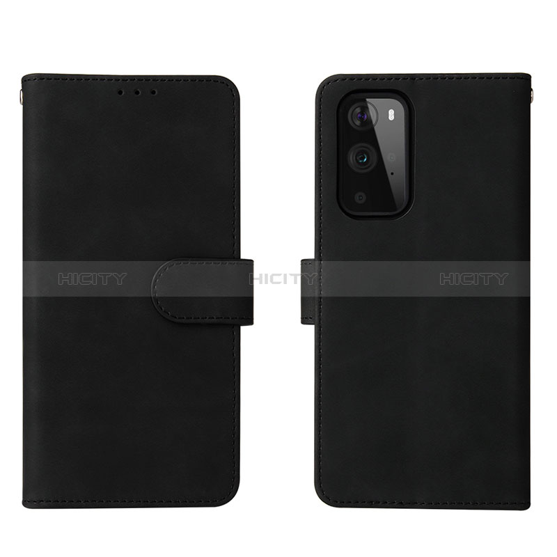 Handytasche Stand Schutzhülle Flip Leder Hülle L01Z für OnePlus 9 Pro 5G Schwarz