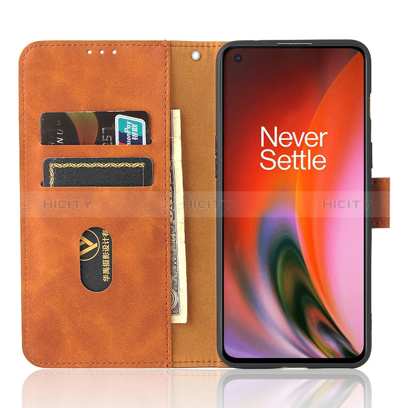 Handytasche Stand Schutzhülle Flip Leder Hülle L01Z für OnePlus Nord 2 5G groß