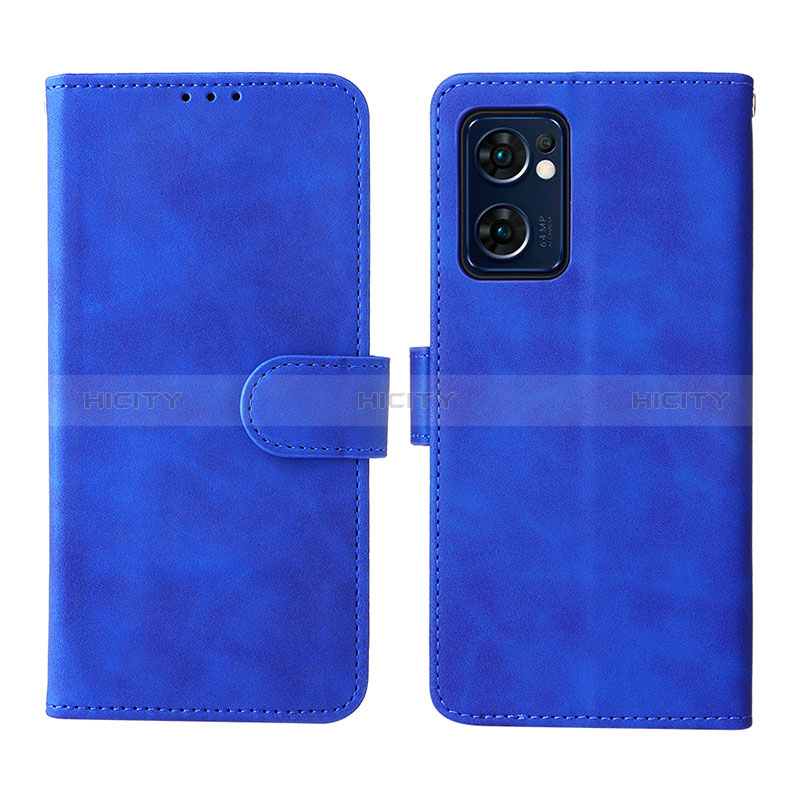 Handytasche Stand Schutzhülle Flip Leder Hülle L01Z für OnePlus Nord CE 2 5G Blau